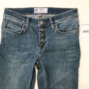 NWT Free People button up jean